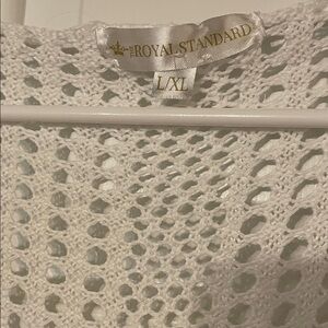 Royal Standard White Crochet Top